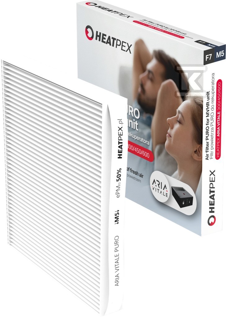 Filtr ARIA VITALE PURO ISO ePM10 50% - 52600300100W